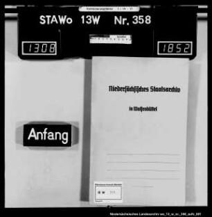 Rolle zur Erhebung des Zuschusses auf die Exemtensteuer für das Jahr 1810 im District Braunschweig