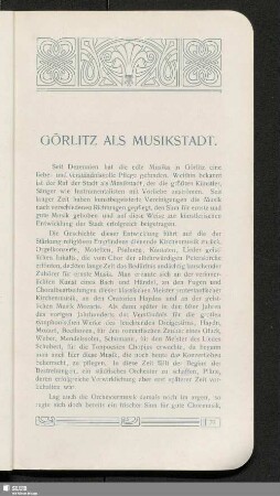 Görlitz als Musikstadt