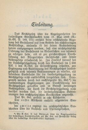 Einleitung.