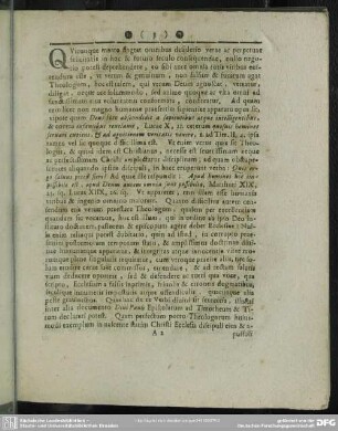 [I. Programma Invitatorium]