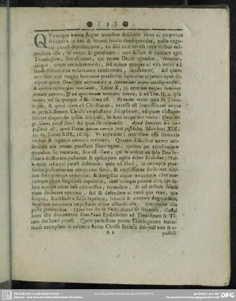 [I. Programma Invitatorium]