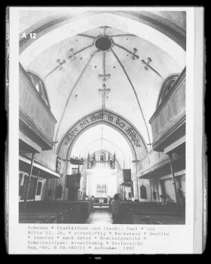Stadtkirche & Sankt Paul — Gewölbe