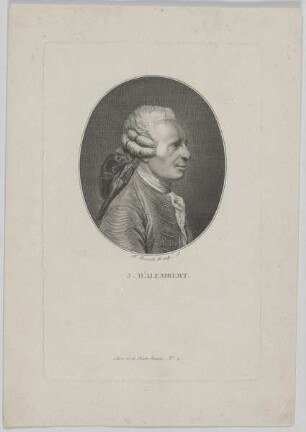 Bildnis des J. d'Alembert