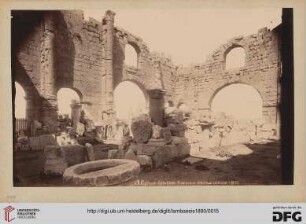 Praetorium, fortifications intérieur côté sud
