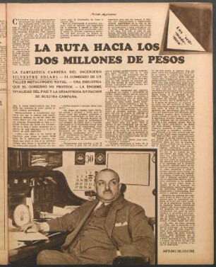 La ruta hacia los dos millones de pesos : Los "Self-Made-Men"