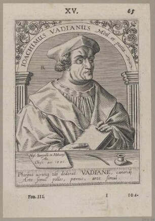 Bildnis des Ioachimus Vadianus