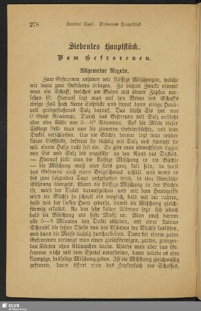 Siebentes Hauptstück