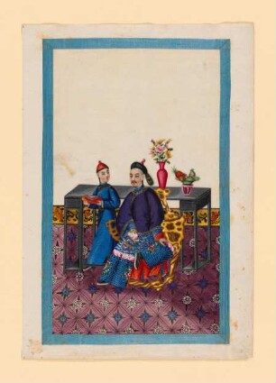 Ein hoher Beamter der Qing-Dynastie