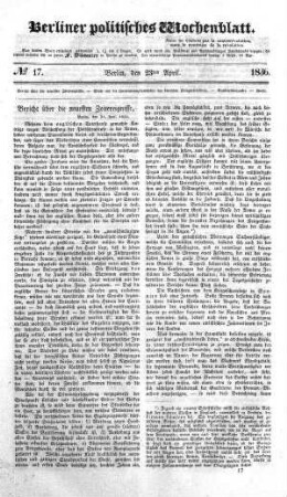 No 17, 23. April 1836