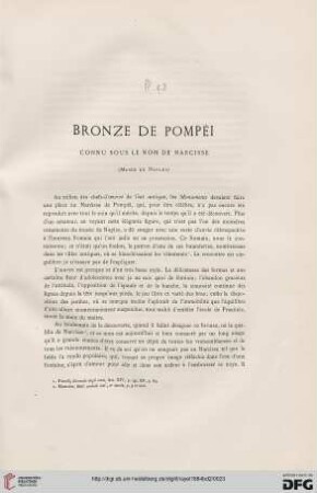 Bronze de Pompéi
