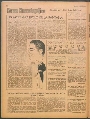 Un moderno ídolo de la pantalla