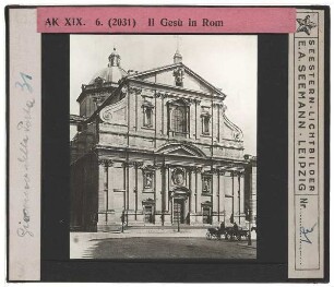 Rom, Il Gesù : Außenansicht, Fassade