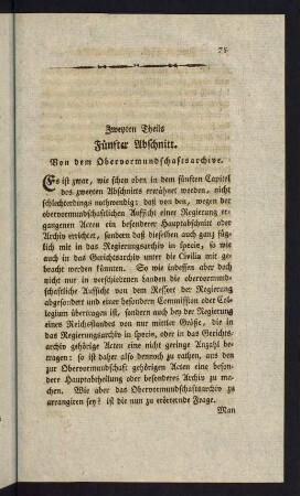 75-81, Fünfter Abschnitt.