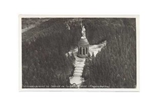 Hermannsdenkmal. Hiddesen. Fliegeraufnahme