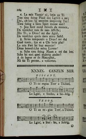 XXXIX. Canzun Ner Uraziun Generala