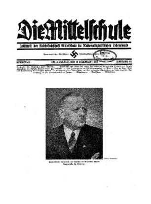 Der Nachfolger Hans Schemms