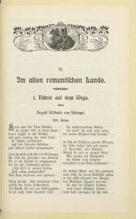 IV. Im alten romantischen Lande