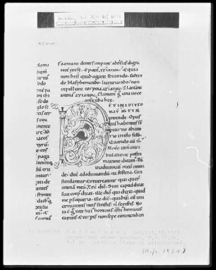Expositio psalmorum Aurelii Augustini — Initiale D(eus in adiutorium), Folio 98recto