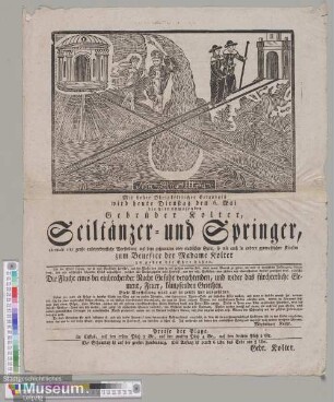 Seiltänzer und Springer