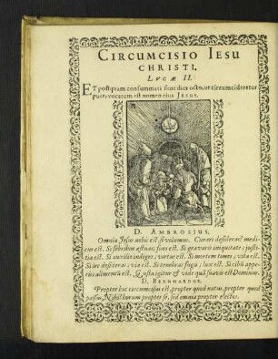 Circumcisio Iesu Christi.