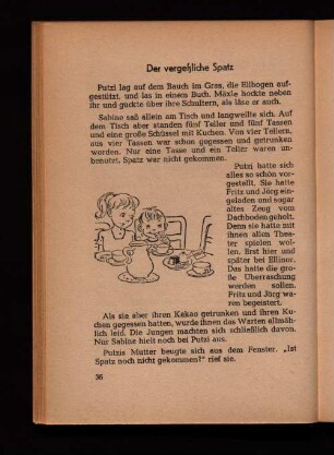 Der vergeßliche Spatz