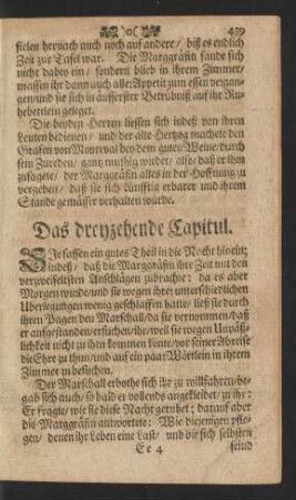 Das dreyzehende Capitul