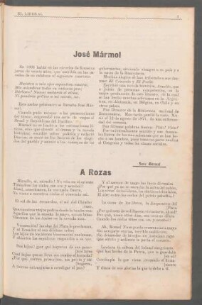 José Mármol : [Información sobre su vida]