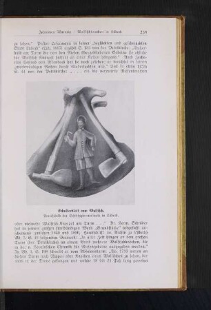 Schulterblatt vom Walfisch, Amtsschild der Schiffszimmerleute in Lübeck.