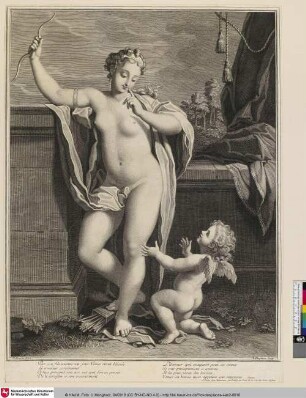 [Venus entwaffnet die Liebe; Vénus désarmant l'Amour]