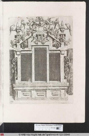 [Dreigeteiltes Fenster mit Vögeln. Band II.]