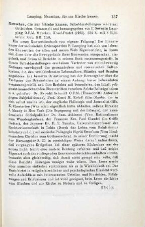137 [Rezension] Menschen, die zur Kirche kamen