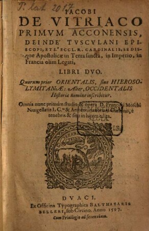 Historia orientalis et occidentalis