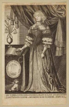 Bildnis von Sophie Katharina (1617-1696), Gräfin von Oldenburg