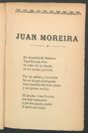 Juan Moreira