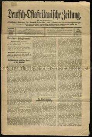 Deutsch-Ostafrikanische Zeitung 15 (1913),1/2-9