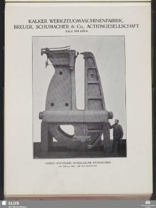 Kalker Werkzeugmaschinenfabrik, Breuer, Schumacher & Co., Actiengesellschaft, Kalk Bei Köln