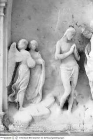 Relief mit Taufe Christi