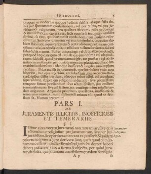 Pars I. De Juramentis Illicitis, Inofficiosis Et Temerariis