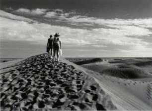 Dünenspaziergang auf den langen Dünen Maspalomas, Gran Canaria