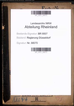 Stelle des katholischen Arresthausgeistlichen beim Arresthaus zu Düsseldorf Band 2