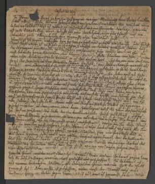 Brief von Jacob Grimm an Friedrich Carl von Savigny