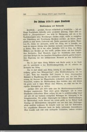 Mobilmachung und Aufmarsch