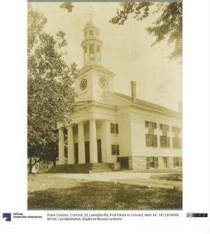 Concord, 20, Lexington Rd, First Parish in Concord