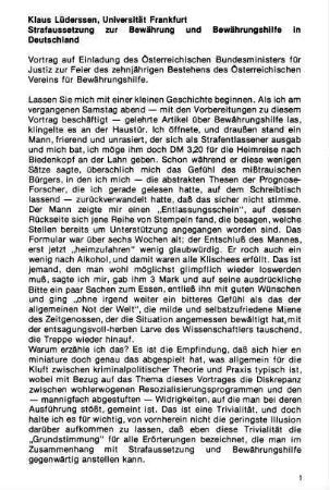 1-19, Strafaussetzung zur Bewährung und Bewährungshilfe in Deutschland