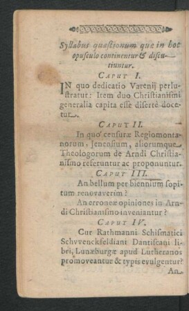 Syllabus quaestionum