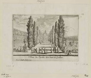 Veue du jardin den haut de Gaillon, aus: „Livre de diverses veues, perspectives, paysages faits au naturel“