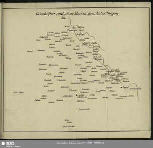 Ortschaften und wüste Marken des Amtes Torgau