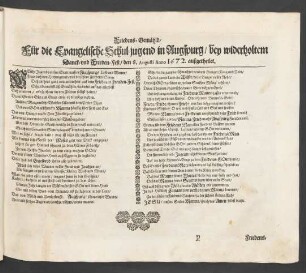 Friedens-Gemähld ... Anno 1672. außgetheilet.