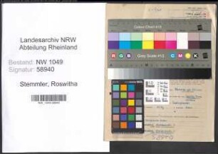 Entnazifizierung Roswitha Stemmler , geb. 22.06.1915 (Lehrerin)