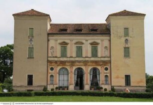 Villa Badoer-Trissino, Hauptfassade / Westfassade